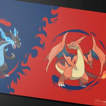 Mega Charizard X ir Mega Charizard Y žaidimo kilimėlis Ultra Pro